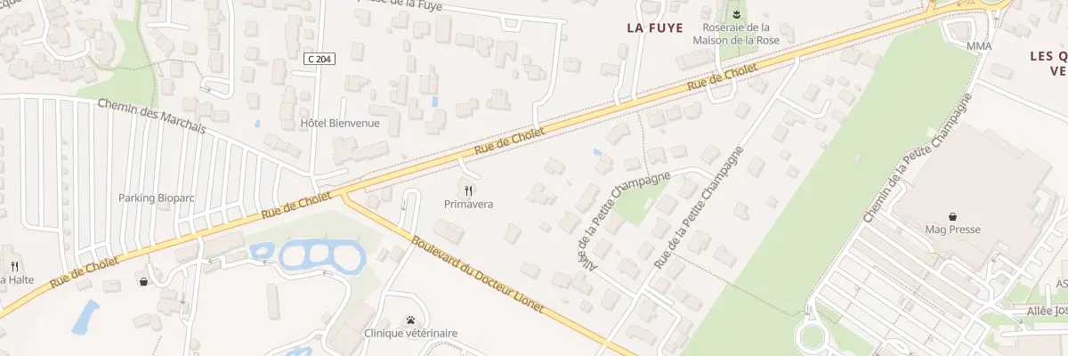 Plan du 93A Rue de cholet à Doué-en-Anjou
