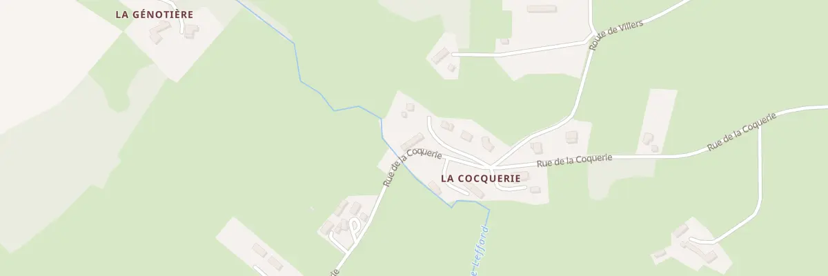 Plan du 5037 La Cocquerie à Leffard