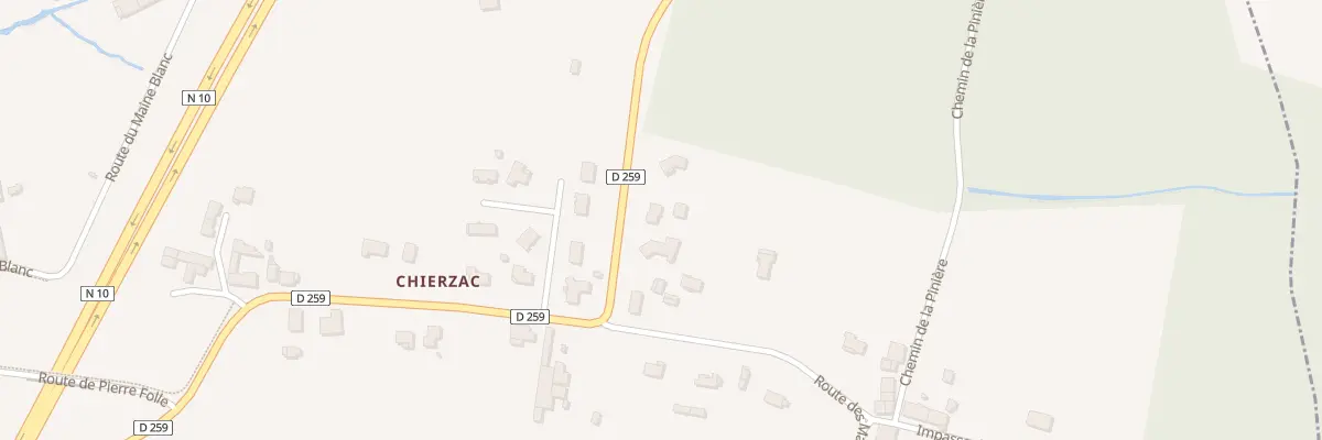 Plan du 5229 Chierzac Est à Bedenac