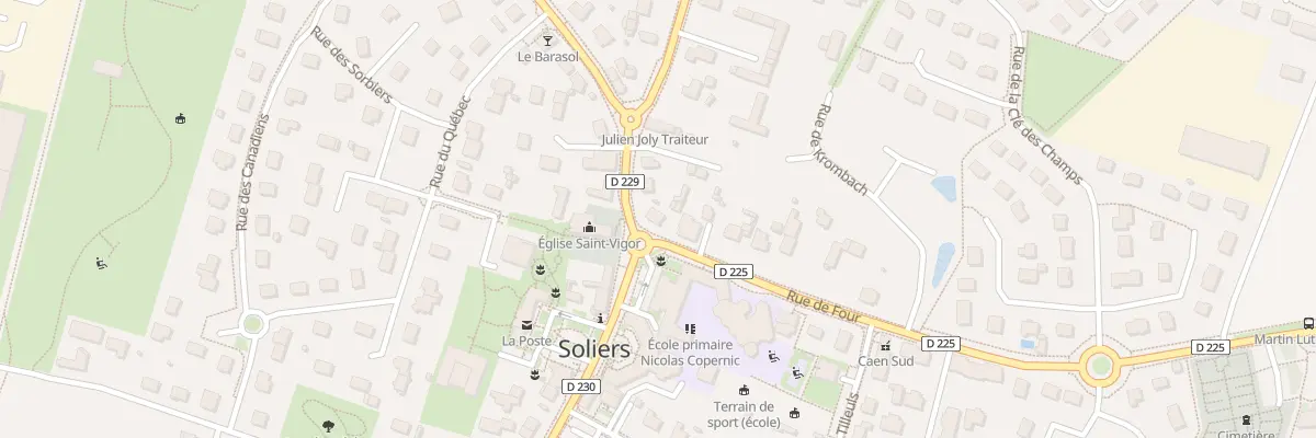 Plan du 1 Rte de Four à Soliers