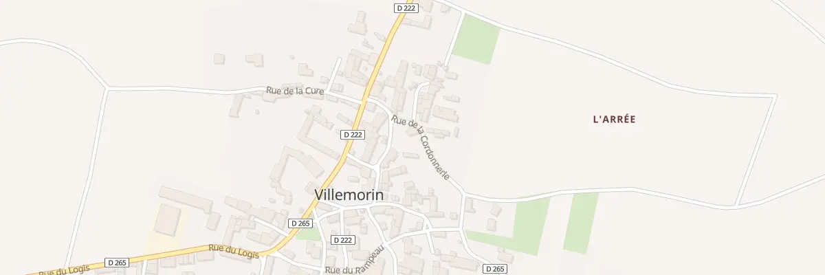 Plan du 10 Rue de la Cordonnerie à Villemorin