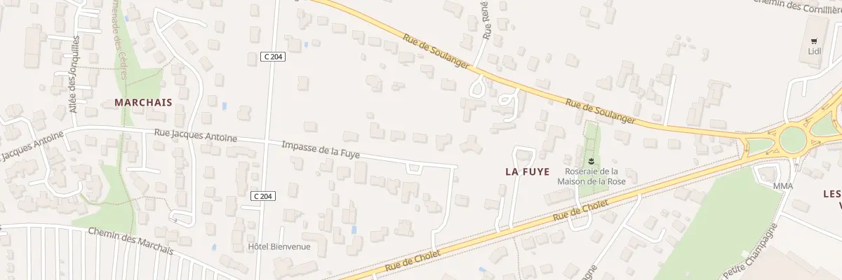 Plan du 11 Imp de la Fuye à Doué-en-Anjou