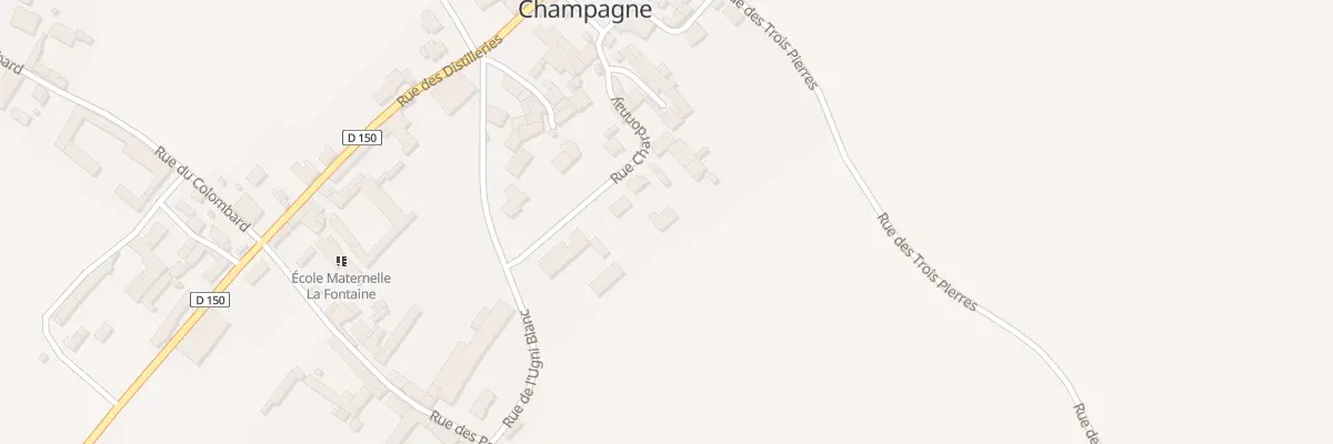 Plan du 177 Rue du Chardonnay à Angeac-Champagne