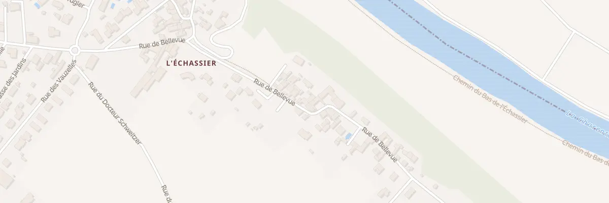Plan du 33 Rue de Bellevue à Châteaubernard