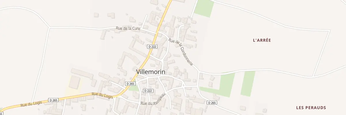 Plan du 4 Ptr Petite Rue à Villemorin