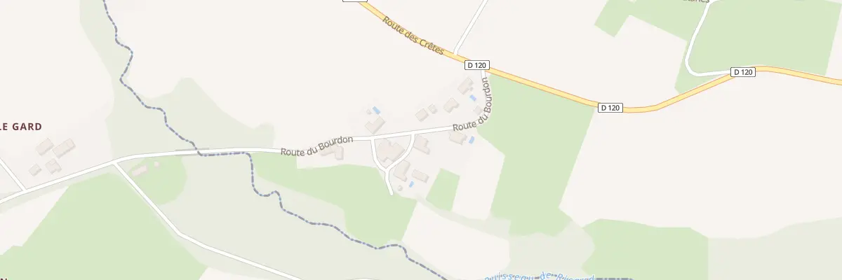 Plan du 2 Bourdon-Sud à Omet