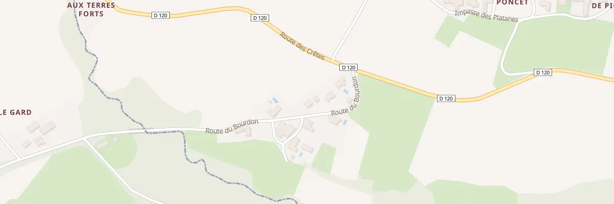Plan du 9001 Bourdon Nord à Omet