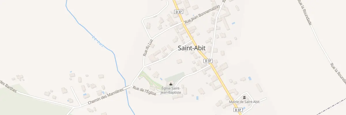 Plan du 9045 Rue de l’Eglise à Saint-Abit