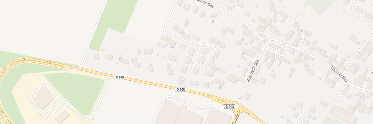 Plan du 9 Rue des Herpinieres à Aigondigné