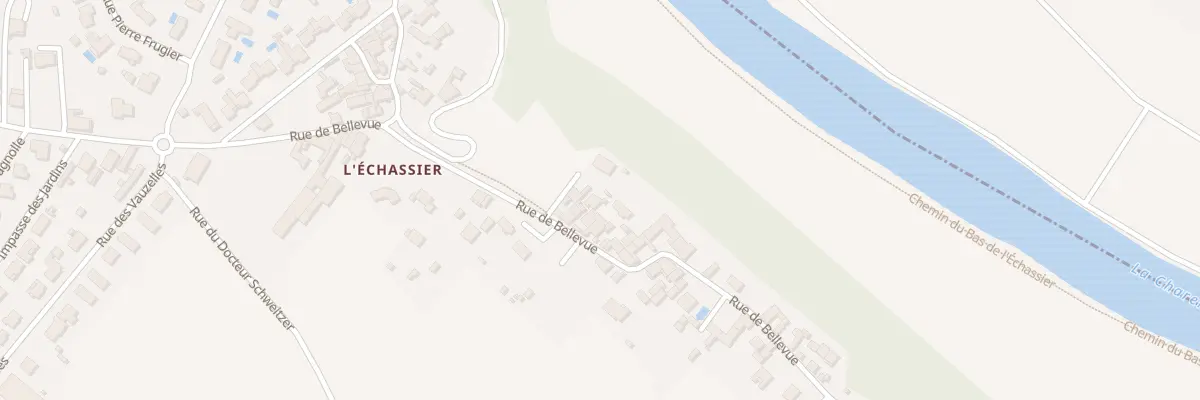 Plan du 23 Rue de Bellevue à Châteaubernard