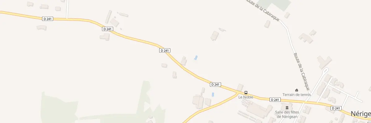 Plan du 153 Damanieu Nord à Nérigean