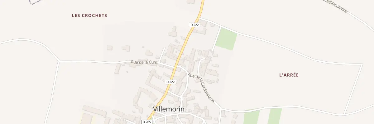 Plan du 3 Rue de la Cordonnerie à Villemorin