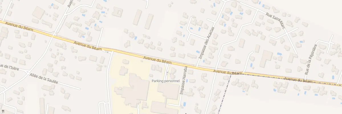 Plan du 24 Av du Béarn à Idron