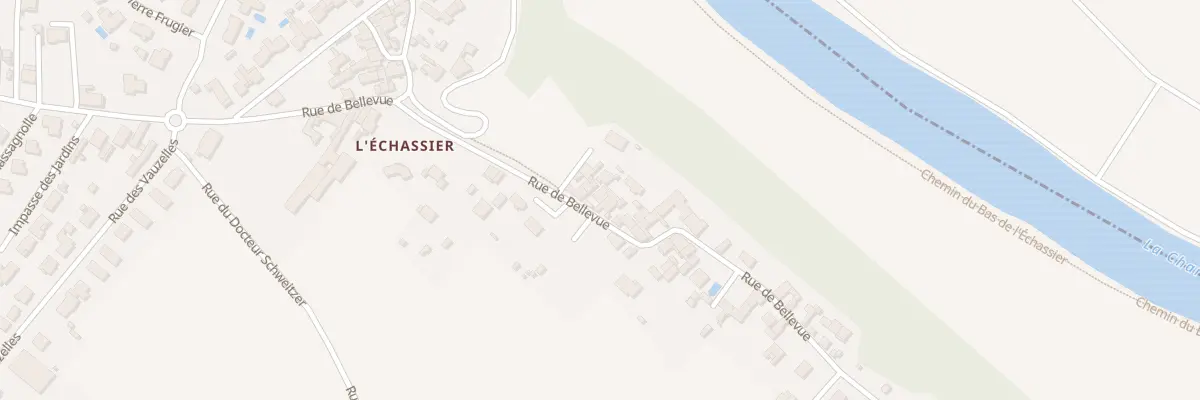 Plan du 25 Rue de Bellevue à Châteaubernard