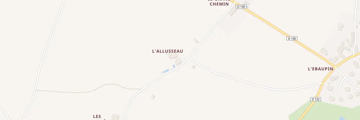 Plan du 5387 L’Allusseau à Verruyes