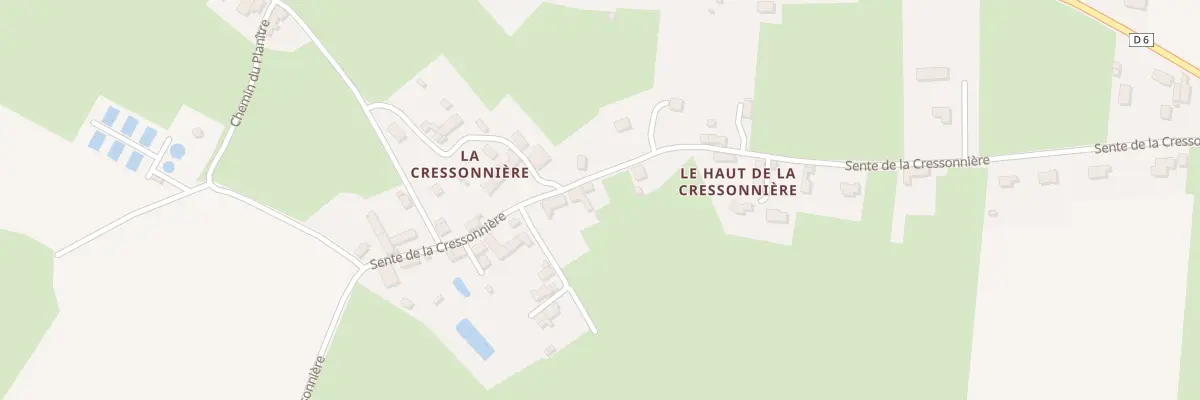 Plan du 39 Sen de la Cressonniere à Leffard