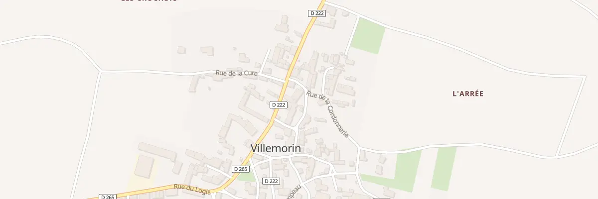 Plan du 5 Ptr Petite Rue à Villemorin