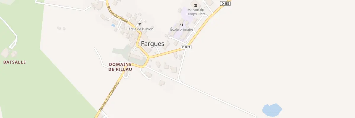 Plan du 6 Rte des Ecoles à Fargues