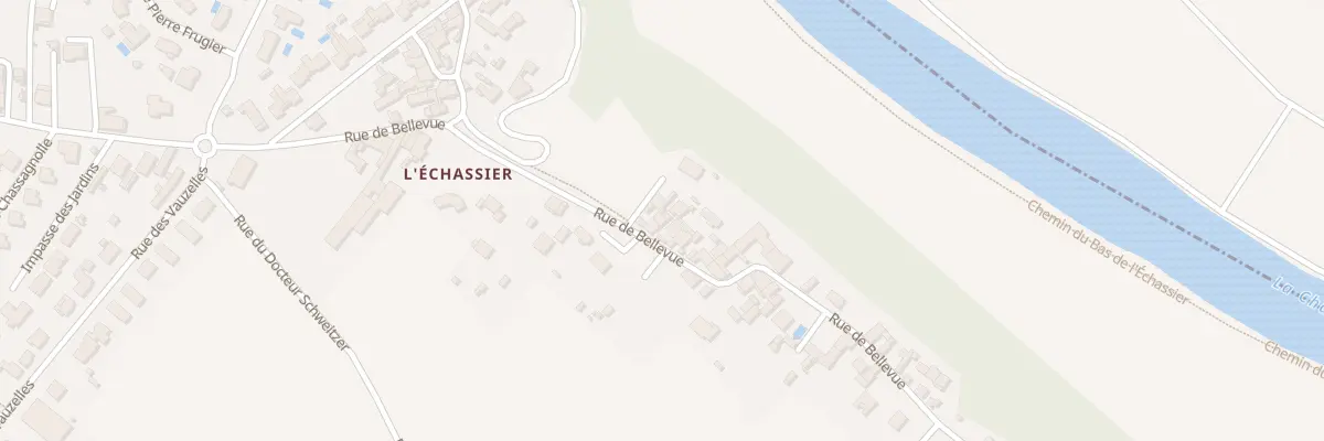 Plan du 21 Rue de Bellevue à Châteaubernard