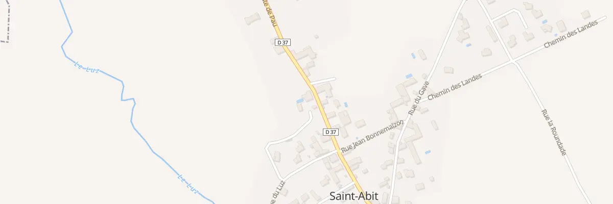 Plan du 29 Rte de Pau à Saint-Abit