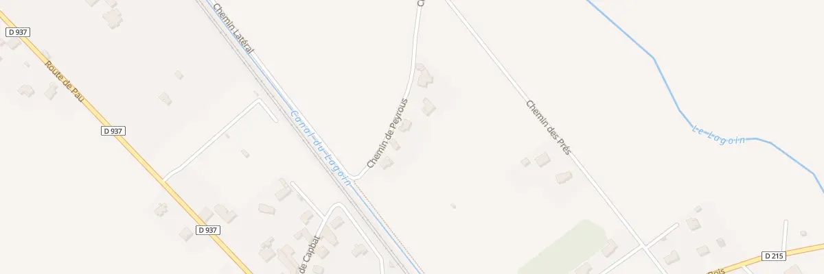 Plan du 4 Che de Peyrous à Assat
