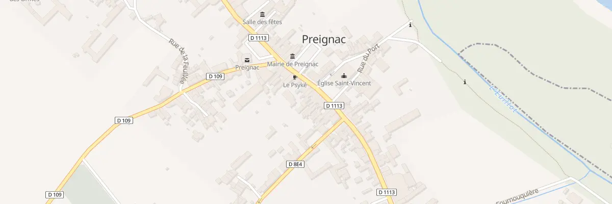 Plan du 15 Rue de la République à Preignac