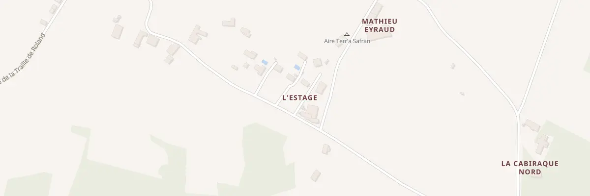 Plan du 167A Lestage à Nérigean