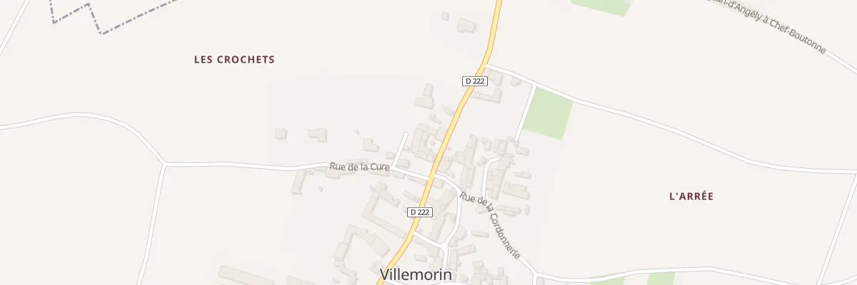 Plan du 15 Rue de la Gare à Villemorin