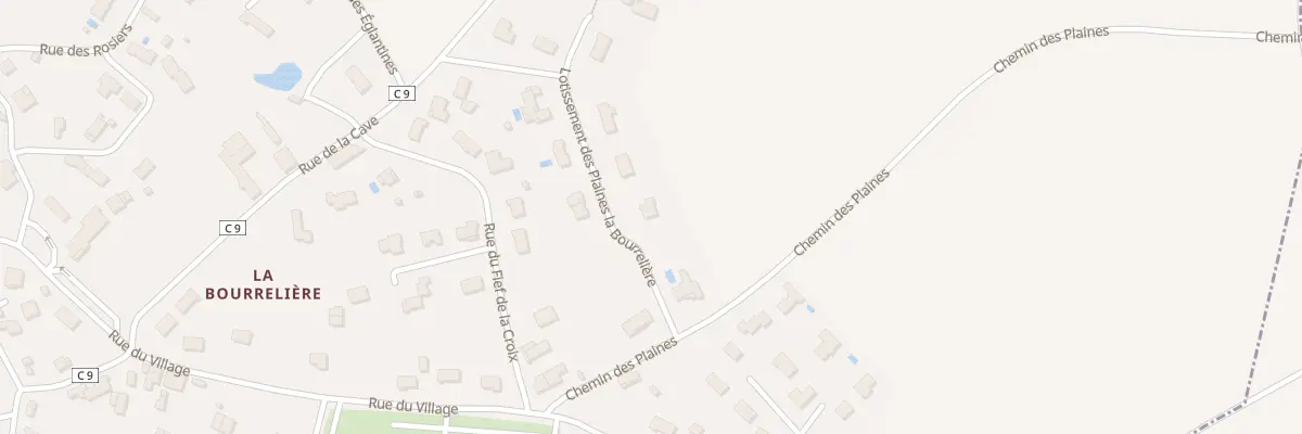 Plan du 2 Lot des Plaines la Bourrelière à Luché-Thouarsais