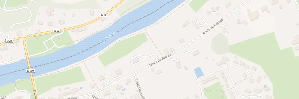 Plan du 3C Rte de Beauce à Solesmes