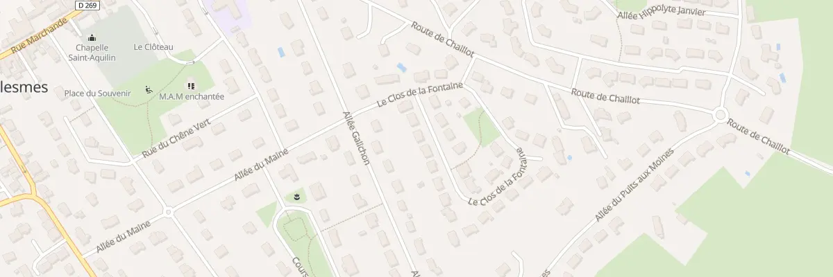 Plan du 6 Le Clos de la Fontaine à Solesmes