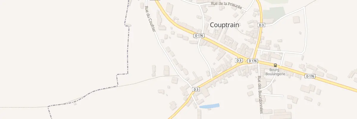 Plan du 10 Rue du Coufrier à Couptrain