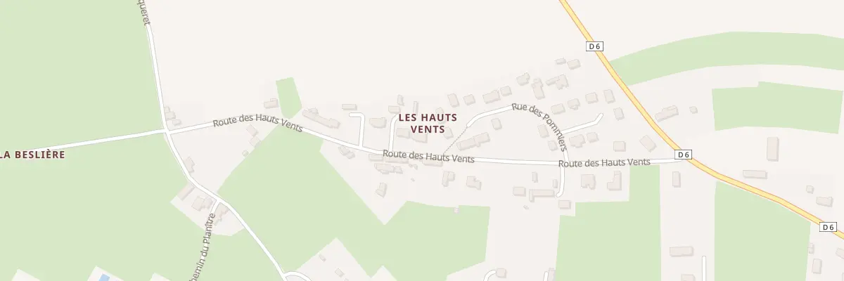 Plan du 6 Les Hauts Vents à Ussy
