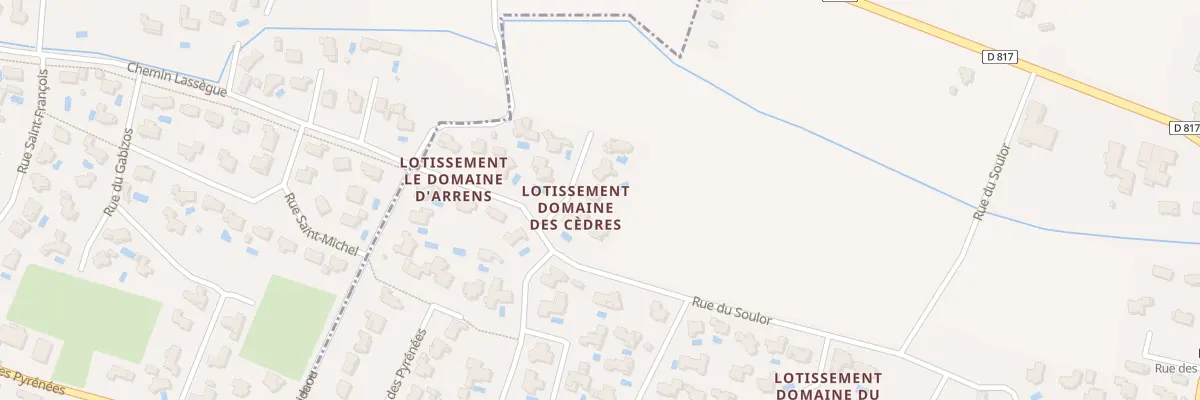Plan du 3 Rue du Gabizos à Lée