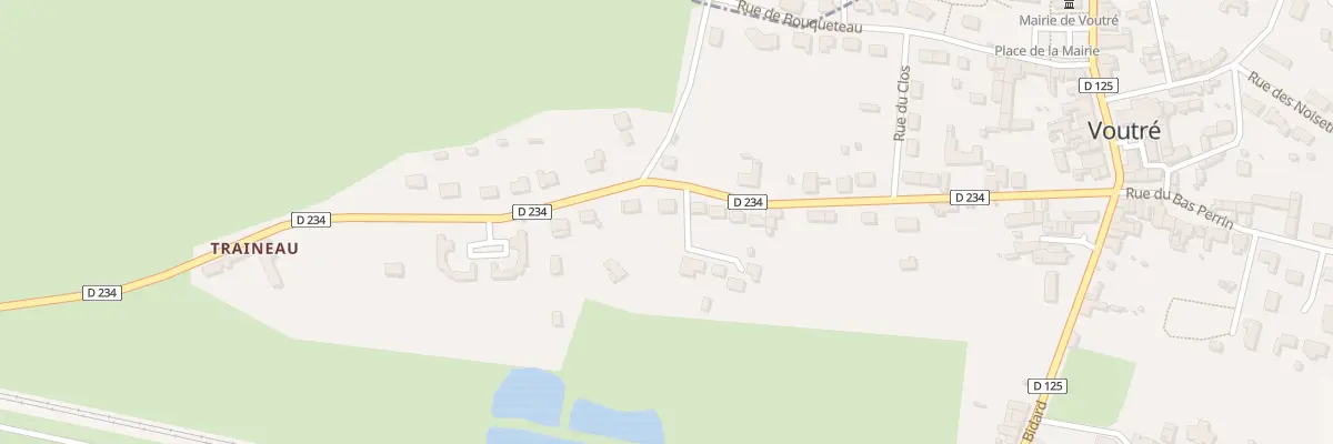 Plan du 2 Imp du Bignon à Voutré
