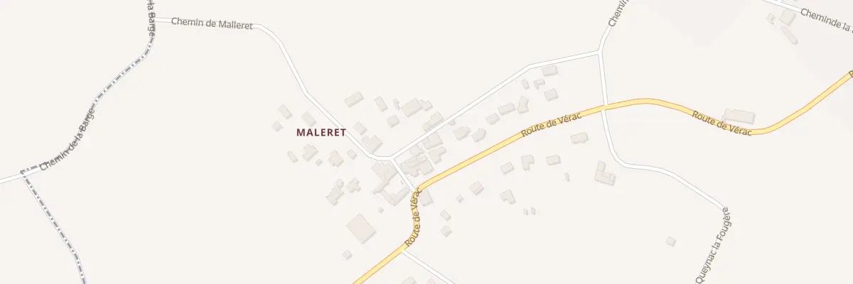 Plan du 8 Che de Malleret à Galgon