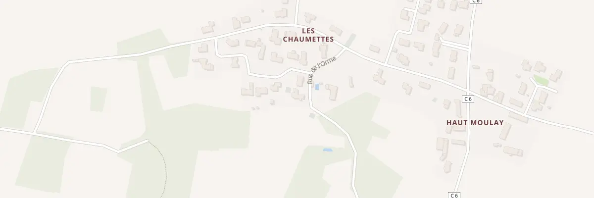 Plan du 10 Rue de l’Orme à Fressines