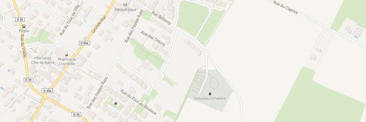 Plan du 17 Rue des Libellules à Colleville-Montgomery