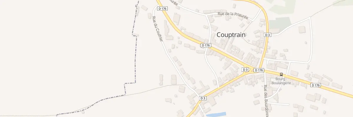 Plan du 14 Rue du Coufrier à Couptrain