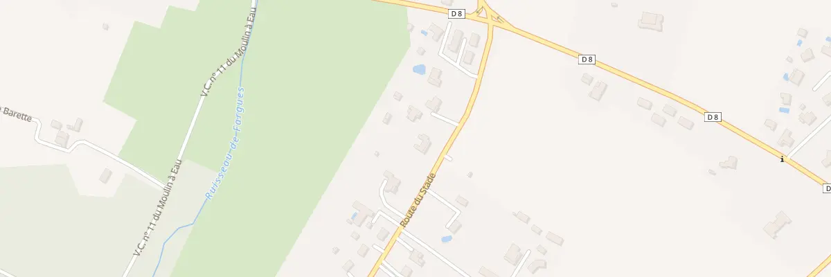 Plan du 29 Rte du Stade à Fargues