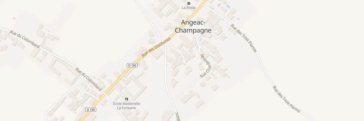 Plan du 7979 Rue du Cabernet à Angeac-Champagne