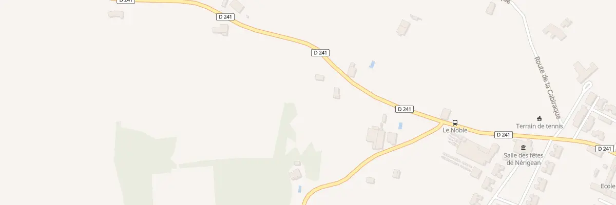 Plan du 623 Rte de la Souloire à Nérigean
