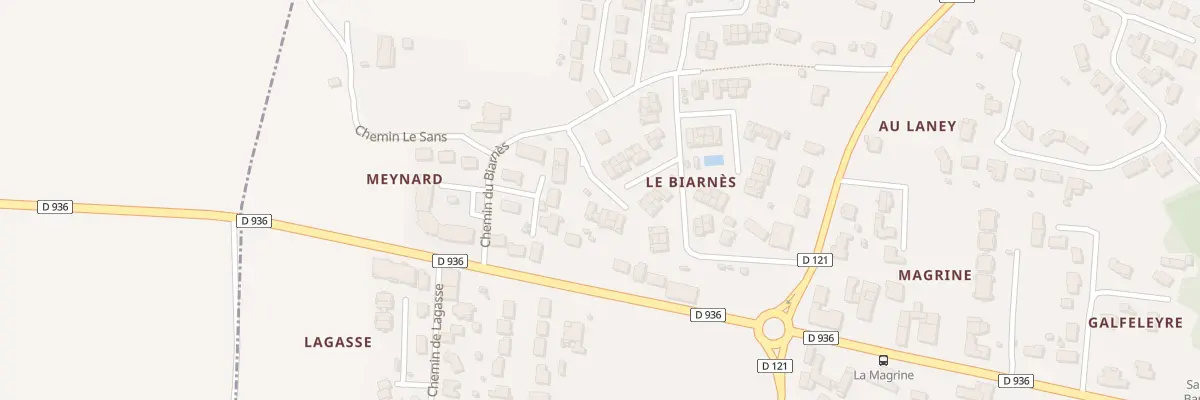 Plan du 8 Rue Le Biarnes à Saint-Quentin-de-Baron