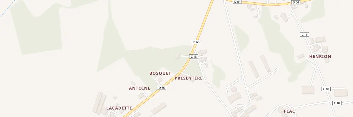 Plan du 712 Rte du Tursan au Vignau