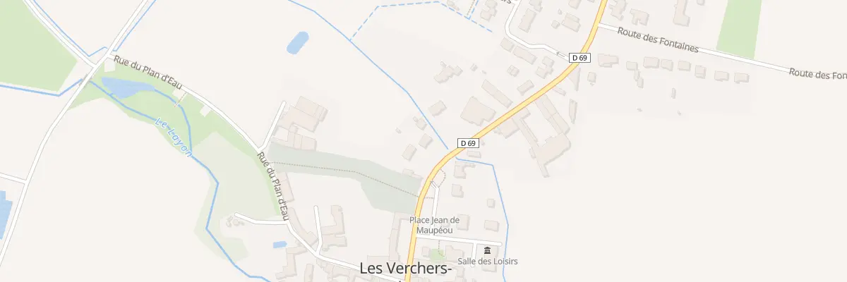 Plan du 17 Rte de Doue Les Verchers à Doué-en-Anjou