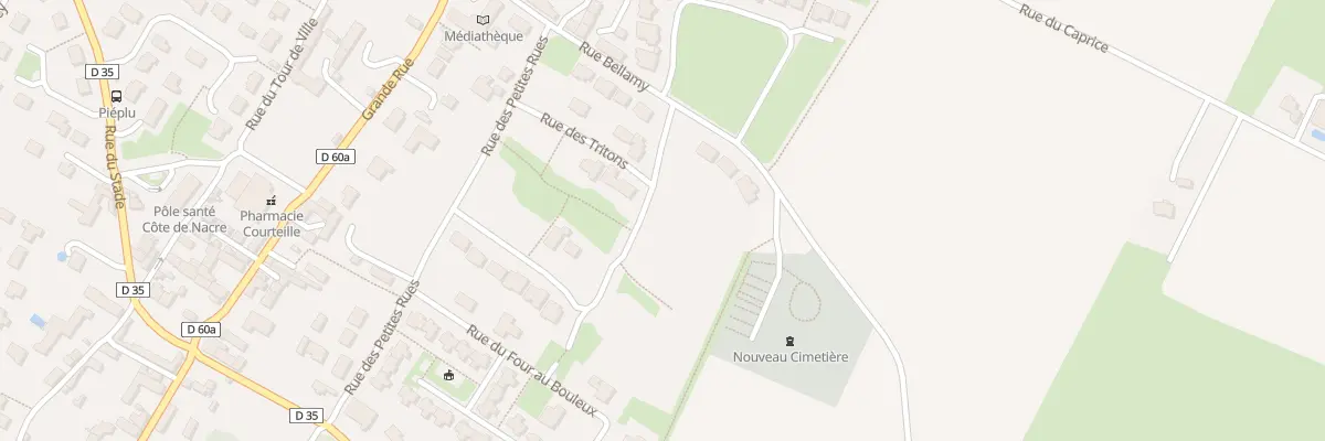 Plan du 20 Rue de la Salamandre à Colleville-Montgomery