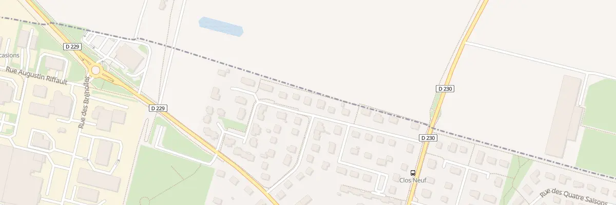 Plan du 14 Rue du Clos Neuf à Soliers