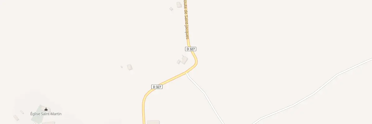 Plan du 14 Rte de Saint Jacques à Miossens-Lanusse