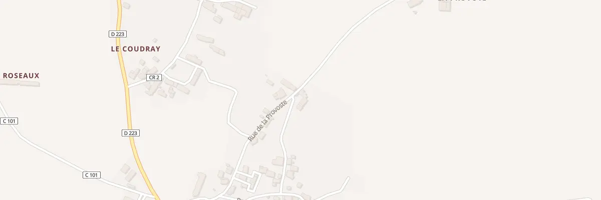 Plan du 16 Rue des Pervenches à La Pallu