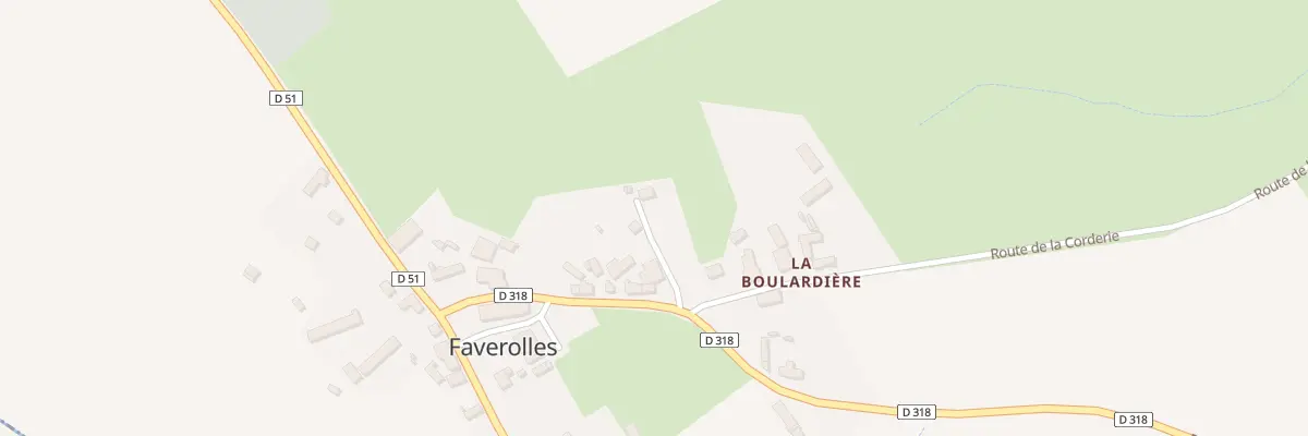 Plan du 76 Imp de la Boulardière à Faverolles